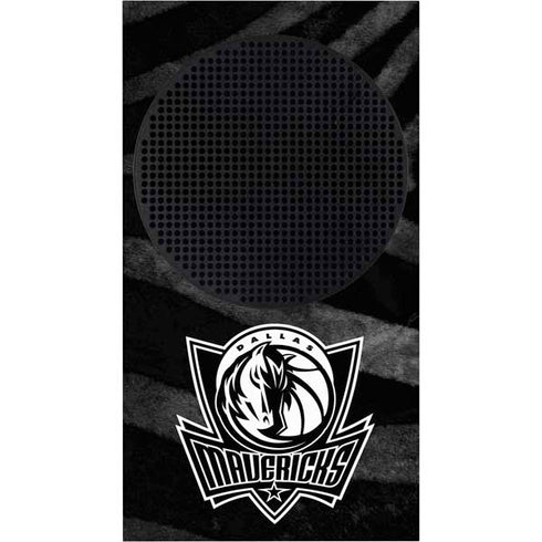 NBA Dallas Mavericks Black Animal Print Xbox Series S Console Skin