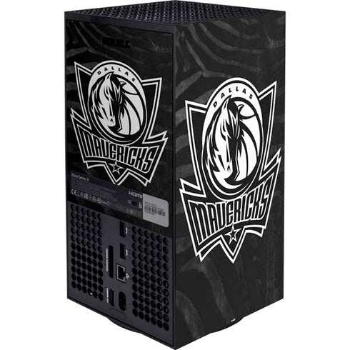 NBA Dallas Mavericks Black Animal Print Xbox Series X Bundle Skin
