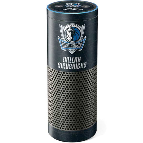 NBA Dallas Mavericks Black Primary Logo Amazon Echo Skin