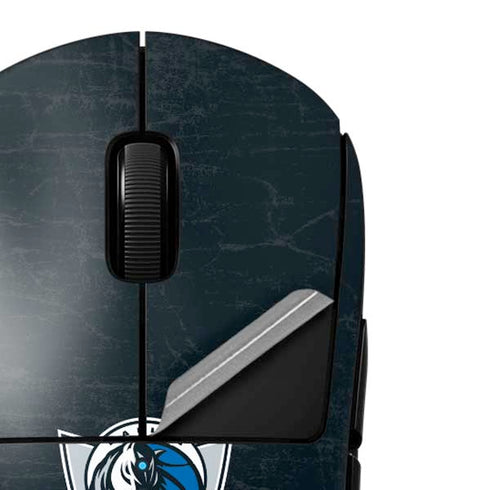 NBA Dallas Mavericks Black Primary Logo G Pro Wireless Gaming Mouse Skin