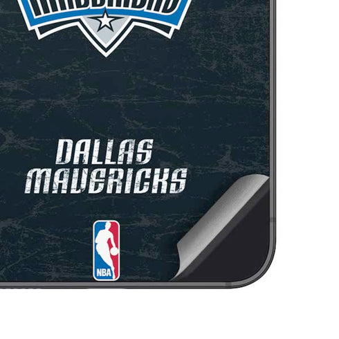NBA Dallas Mavericks Black Primary Logo Galaxy A14 5G Skin