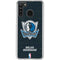 NBA Dallas Mavericks Black Primary Logo Galaxy A21 Clear Case