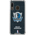 NBA Dallas Mavericks Black Primary Logo Galaxy A30 Clear Case