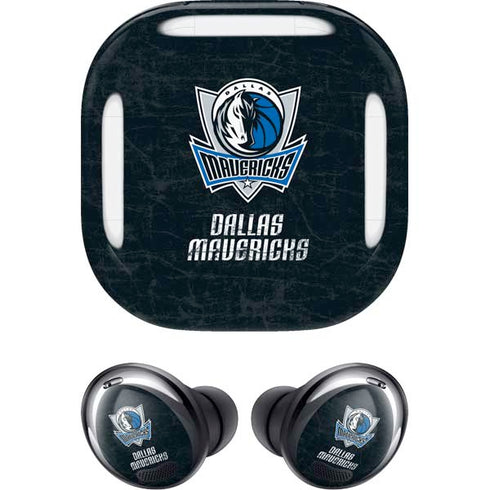 NBA Dallas Mavericks Black Primary Logo Galaxy Buds Pro Skin