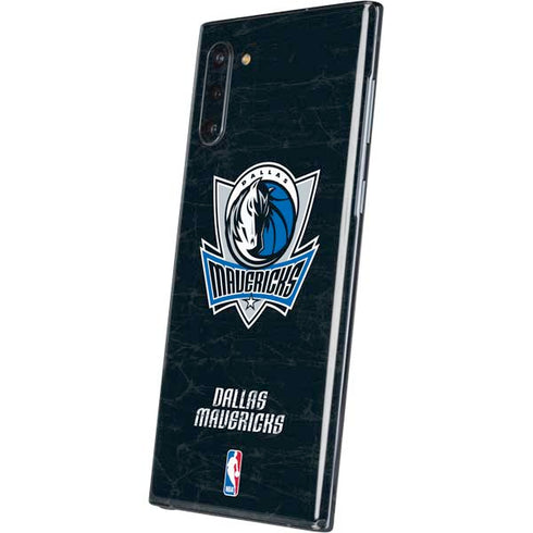 NBA Dallas Mavericks Black Primary Logo Galaxy Note 10 Skin