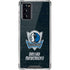 NBA Dallas Mavericks Black Primary Logo Galaxy Note20 5G Clear Case