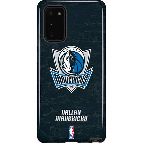 NBA Dallas Mavericks Black Primary Logo Galaxy Note20 5G Pro Case