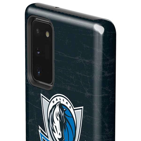 NBA Dallas Mavericks Black Primary Logo Galaxy Note20 5G Pro Case