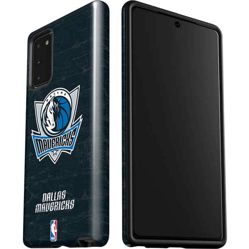 NBA Dallas Mavericks Black Primary Logo Galaxy Note20 5G Pro Case