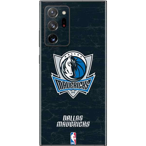 NBA Dallas Mavericks Black Primary Logo Galaxy Note20 Ultra 5G Skin