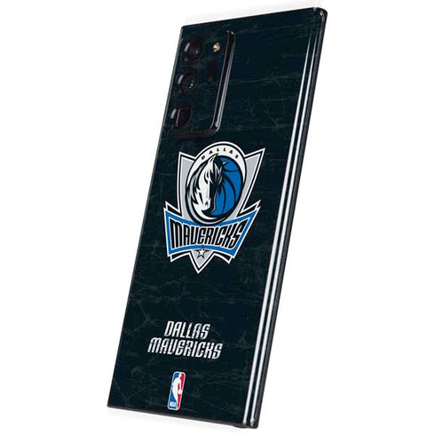NBA Dallas Mavericks Black Primary Logo Galaxy Note20 Ultra 5G Skin