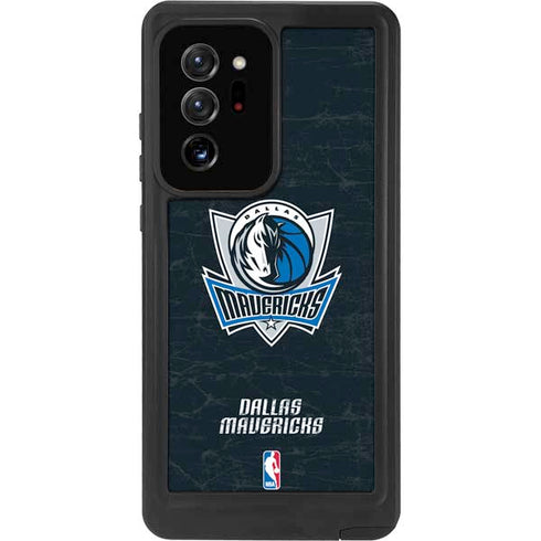 NBA Dallas Mavericks Black Primary Logo Galaxy Note20 Ultra 5G Waterproof Case