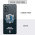NBA Dallas Mavericks Black Primary Logo Galaxy S20 Plus Skin