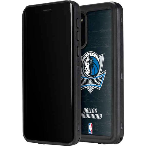 NBA Dallas Mavericks Black Primary Logo Galaxy S20 Plus Waterproof Case