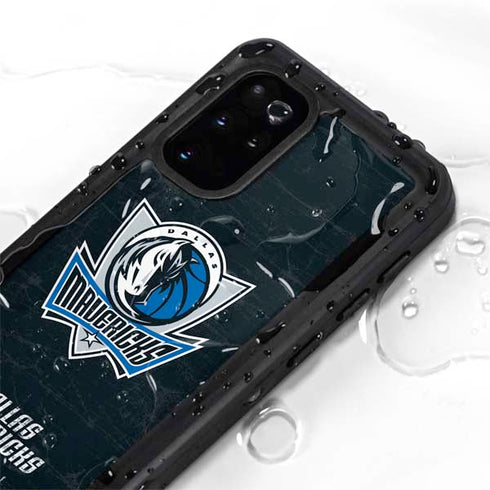 NBA Dallas Mavericks Black Primary Logo Galaxy S20 Plus Waterproof Case