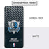 NBA Dallas Mavericks Black Primary Logo Galaxy S20 Skin