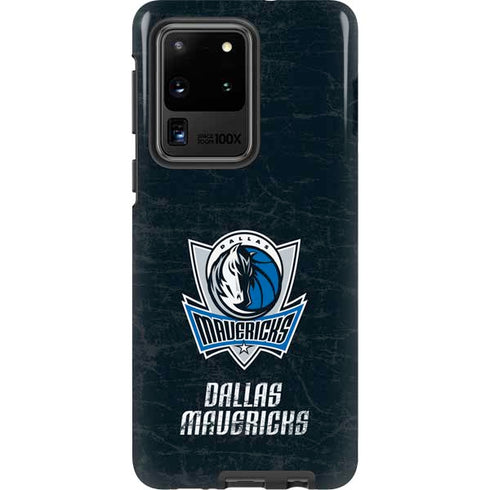 NBA Dallas Mavericks Black Primary Logo Galaxy S20 Ultra 5G Pro Case