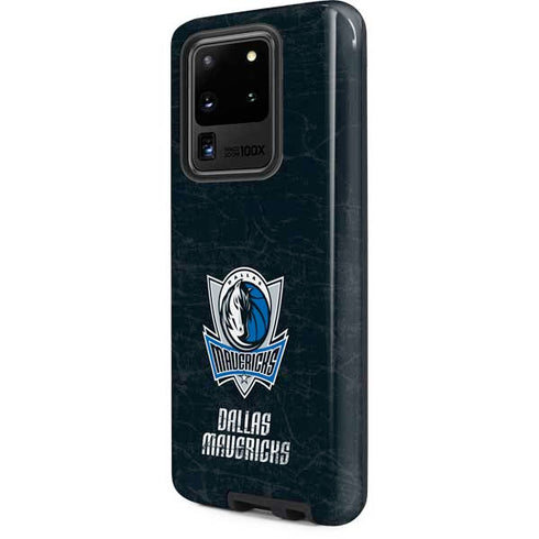 NBA Dallas Mavericks Black Primary Logo Galaxy S20 Ultra 5G Pro Case
