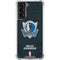 NBA Dallas Mavericks Black Primary Logo Galaxy S21 5G Clear Case