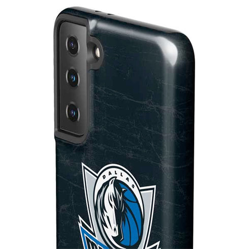 NBA Dallas Mavericks Black Primary Logo Galaxy S21 Plus 5G Pro Case