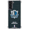 NBA Dallas Mavericks Black Primary Logo Galaxy S22 Clear Case