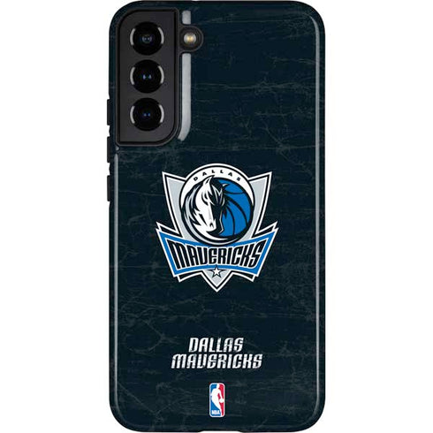 NBA Dallas Mavericks Black Primary Logo Galaxy S22 Plus Pro Case