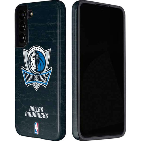 NBA Dallas Mavericks Black Primary Logo Galaxy S22 Plus Pro Case