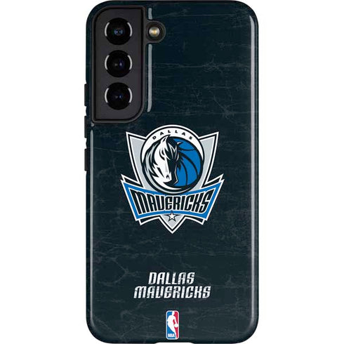 NBA Dallas Mavericks Black Primary Logo Galaxy S22 Pro Case