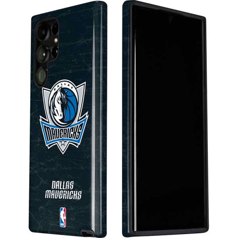NBA Dallas Mavericks Black Primary Logo Galaxy S22 Ultra Pro Case