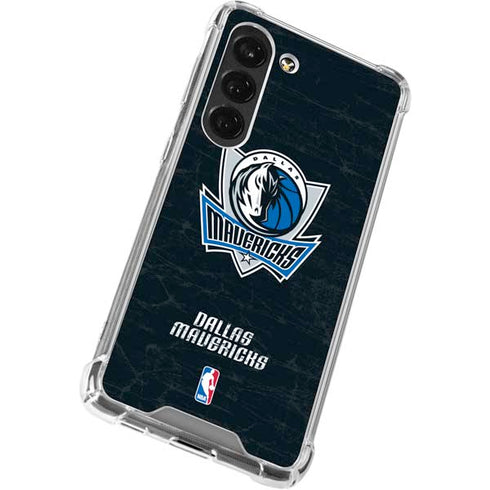 NBA Dallas Mavericks Black Primary Logo Galaxy S23 Clear Case