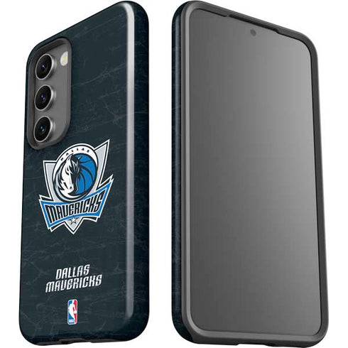 NBA Dallas Mavericks Black Primary Logo Galaxy S23 Pro Case