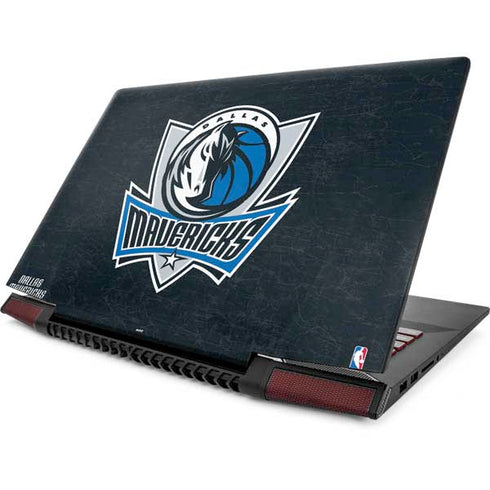 NBA Dallas Mavericks Black Primary Logo Lenovo IdeaPad Skin