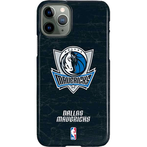 NBA Dallas Mavericks Black Primary Logo iPhone 11 Pro Lite Case