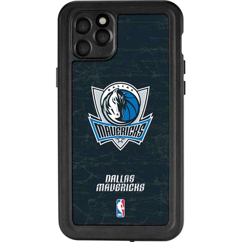 NBA Dallas Mavericks Black Primary Logo iPhone 11 Pro Max Waterproof Case