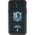 NBA Dallas Mavericks Black Primary Logo iPhone 11 Pro Waterproof Case