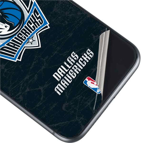 NBA Dallas Mavericks Black Primary Logo iPhone 11 Skin