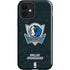NBA Dallas Mavericks Black Primary Logo iPhone 12 Impact Case