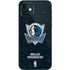 NBA Dallas Mavericks Black Primary Logo iPhone 12 Mini Skin