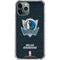 NBA Dallas Mavericks Black Primary Logo iPhone 12 Pro Clear Case