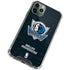 NBA Dallas Mavericks Black Primary Logo iPhone 12 Pro Clear Case
