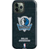 NBA Dallas Mavericks Black Primary Logo iPhone 12 Pro Impact Case