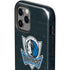 NBA Dallas Mavericks Black Primary Logo iPhone 12 Pro Impact Case