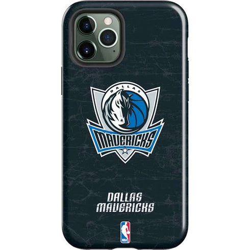 NBA Dallas Mavericks Black Primary Logo iPhone 12 Pro Max Impact Case