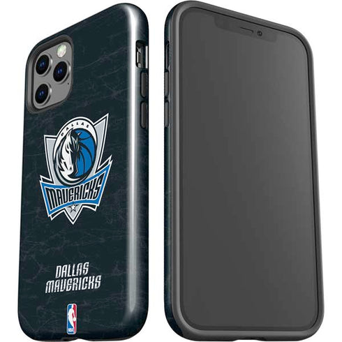 NBA Dallas Mavericks Black Primary Logo iPhone 12 Pro Max Impact Case