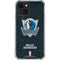 NBA Dallas Mavericks Black Primary Logo iPhone 13 Clear Case