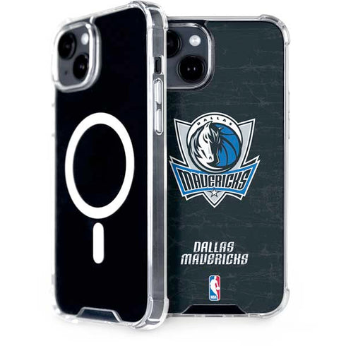 NBA Dallas Mavericks Black Primary Logo iPhone 13 MagSafe Case