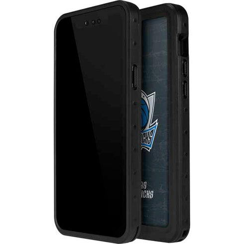 NBA Dallas Mavericks Black Primary Logo iPhone 13 Mini Waterproof Case