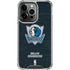 NBA Dallas Mavericks Black Primary Logo iPhone 13 Pro Clear Case