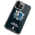 NBA Dallas Mavericks Black Primary Logo iPhone 13 Pro Clear Case