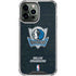 NBA Dallas Mavericks Black Primary Logo iPhone 13 Pro Max Clear Case
